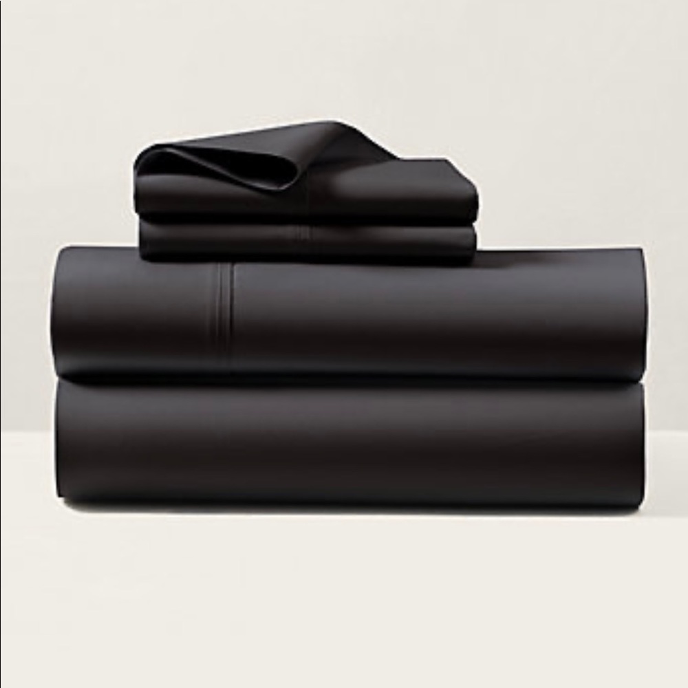Ralph Lauren, 464 Percale Fitted Sheet, Queen, Modern Charcoal, NWT